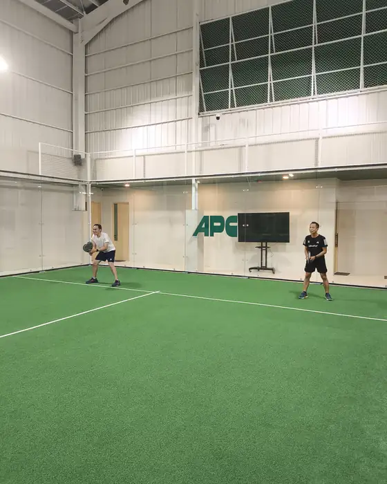 Players at Ace Padel Club Karawaci